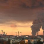 Пожежа на Новокуйбишевському НПЗ після атаки дронів